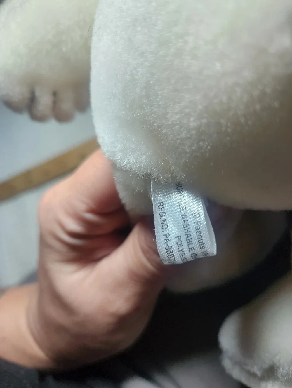 Peanuts Sitting Snoopy Plush
